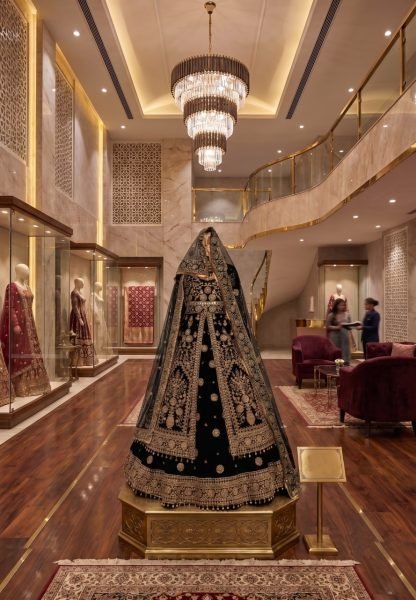 Black Velvet Wedding Lehenga with Embroidered Anarkali Top and Heavy Net Dupatta Wedding Bridal Dress Wholesale