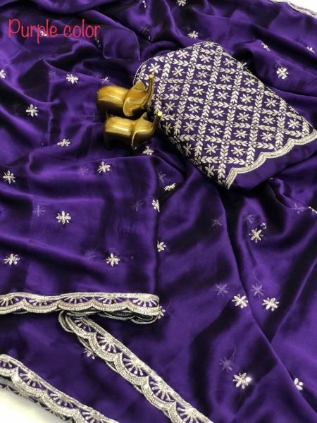 Blooming Red Rangoli Silk Designer Saree with Zari Work Silk Sarees Wholesale