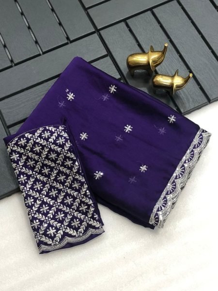 Blooming Red Rangoli Silk Designer Saree with Zari Work Silk Sarees Wholesale