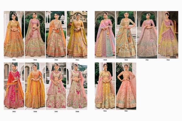 Blossom Pink And Grey Bridal Lehenga With Stunning Designer Embroidery Bridal Lehenga Choli