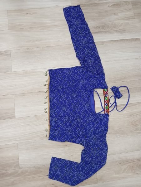 Blue Georgette Lehenga with Traditional Gamthi Blouse  Navratri Festival Look Navratri Collection