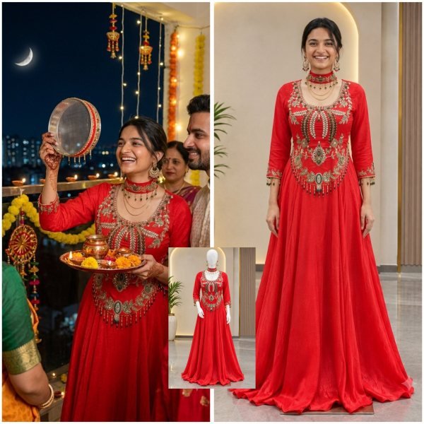 Bohemian Orange Designer Crepe Lehenga with Sequin Embroidered Blouse at Wholesale Rate Ready To Wear Collection