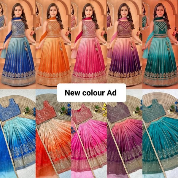 Bold Pink Soft Chinon Silk Lehenga with Embroidery and Printed Work for Wedding Functions Girls Wear