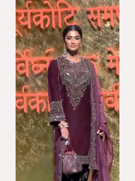 Bollywood Style Designer Velvet Dress with Embroidery Sequence work Ready To Wear Collection