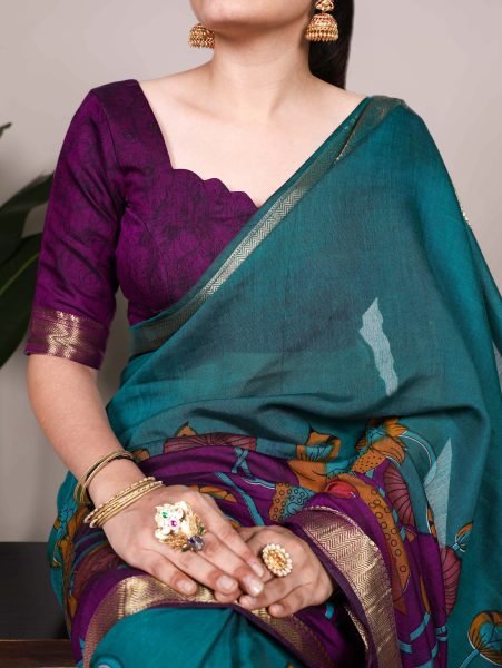 Bollywood Style Zari Woven Chanderi Saree in Premium Fabric Latest Party Wear Collection at Wholesale Price Silk Sarees Wholesale