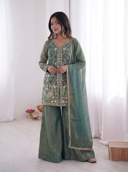 Boutique Collection Suit Set With Palazzo for Resellers and Export Ready To Wear Collection