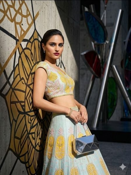 Boutique Style Haldi Lehenga with Showroom Finish Quality Bridal Lehenga Choli