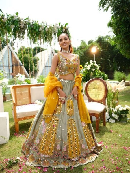 Boutique Style Haldi Lehenga with Showroom Finish Quality Bridal Lehenga Choli