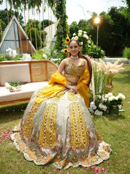 Boutique Style Haldi Lehenga with Showroom Finish Quality Bridal Lehenga Choli
