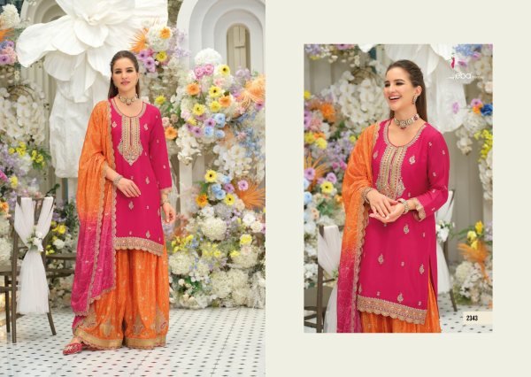 Boutique Style Heavy Chinon Suit with Rich Embroidery and Digital Print Three Piece Set Designer Plazzo Salwar Suits Wholesale