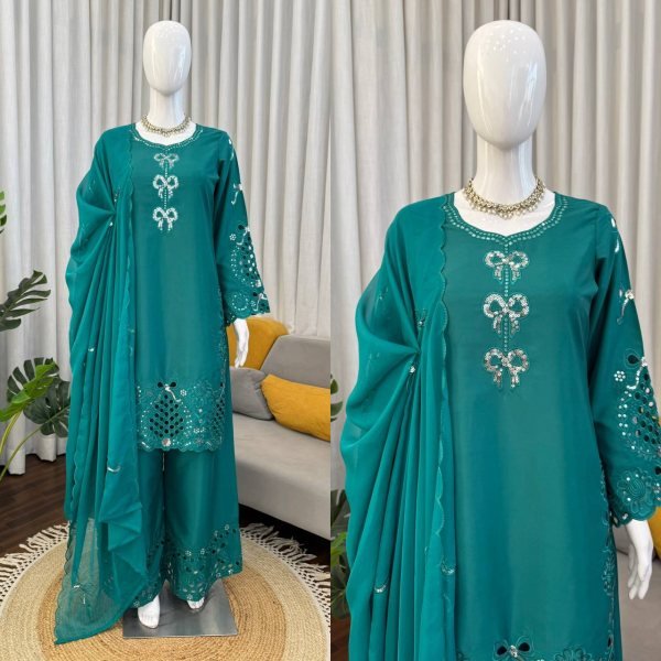 Boutique Style Suit Set With Dupatta for Resellers Collection Ready To Wear Collection