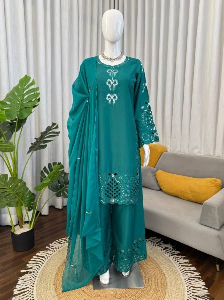 Boutique Style Suit Set With Dupatta for Resellers Collection Ready To Wear Collection