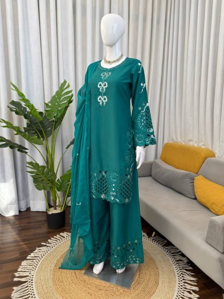 Boutique Style Suit Set With Dupatta for Resellers Collection Ready To Wear Collection