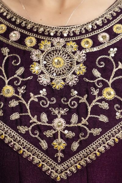 Boutique Style Wine Anarkali Suit With Pant And Dupatta for Resellers Collection Anarkali Kurtis 