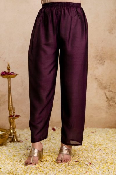 Boutique Style Wine Anarkali Suit With Pant And Dupatta for Resellers Collection Anarkali Kurtis 