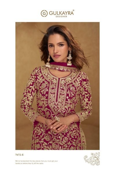 Breathtaking Rani Pink Real Georgette Suit Collection for Festive and Party Wear Designer Plazzo Salwar Suits Wholesale