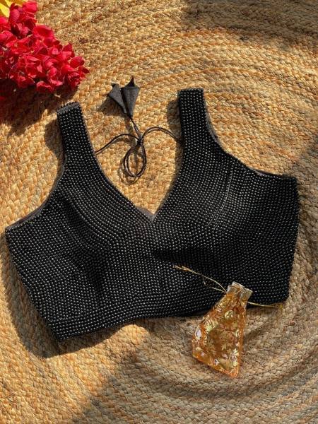 Bridal Handwork Pure Silk Ready to Wear Pearl Moti Blouse Manufacturer Blouse Collection