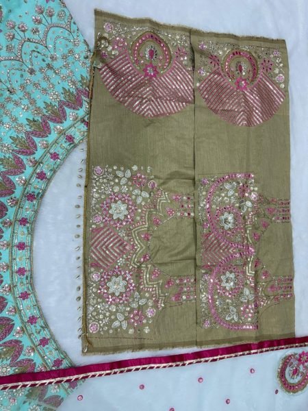 Bridal Sky Blue New Arrival Designer Lehenga for Wedding and Functions Wedding Bridal Dress Wholesale