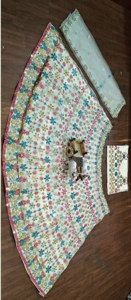 Bridesmaids Multicoloured Floral Pattern Lehenga Choli Designer Lehenga Choli