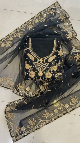 Butterfly Net Black Bridal Wear Heavy Embroidery Work Anarkali Suit at Low Price Wedding Bridal Dress Wholesale