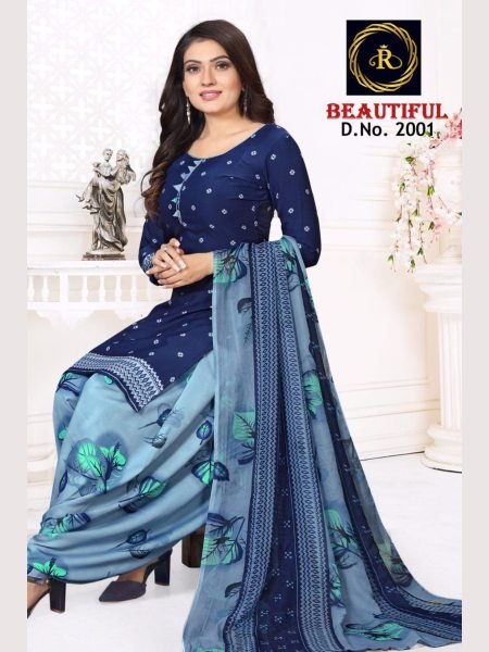 Buy Crepe Dress Material Collection  Ambica Crepe Dress Material
