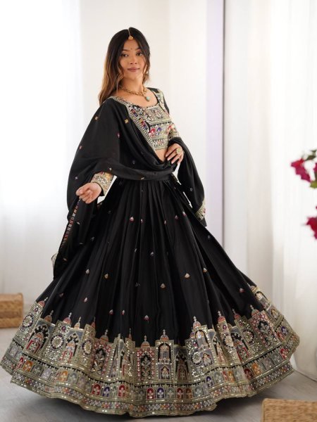 Buy Designer Lehenga Choli Online Crepe Silk Bridal Wear at Affordable Rates from Indias Top Textile Wholesaler Designer Lehenga Choli
