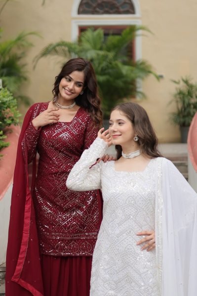 Buy Designer Sharara Suit Sets Online for Womens at Wholesale Rate Sharara Set