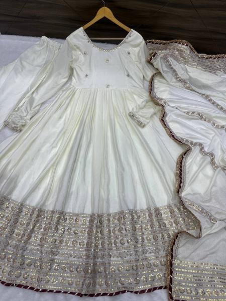 Buy Exclusive Premium Designer Chinon Silk Dress Online At Wholesale Price Ready To Wear Collection