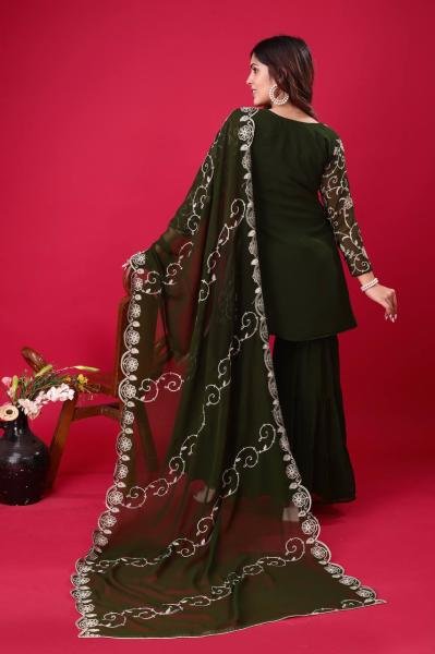 Buy Green Sharara Suits for Women Online at the Wholesale Price  Ready To Wear Collection