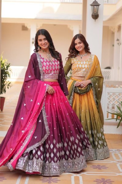 Buy Latest Designer pink colour Lehenga Choli Collection Designer Lehenga Choli