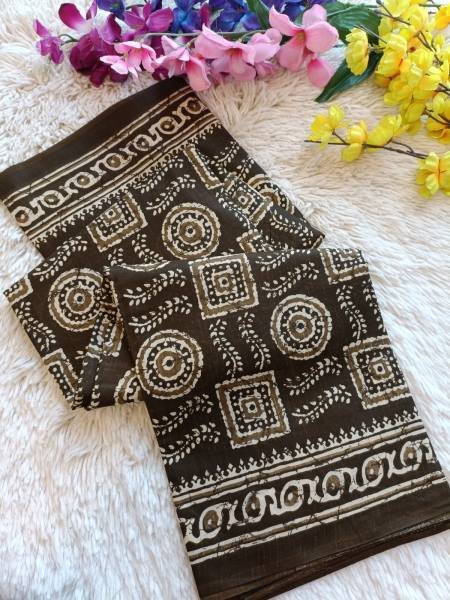 Buy Pure Heavy Mulmul Cotton Printed Saree at Wholesale Price Printed Cotton Sarees Wholesale