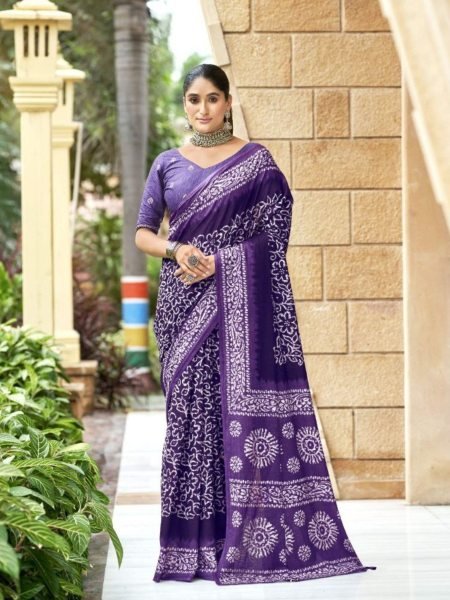 Buy Printed Cotton Sarees from manufacturers and wholesalers in Surat Gujarat Royal Export Best Printed Cotton Sarees Suppliers in Surat India