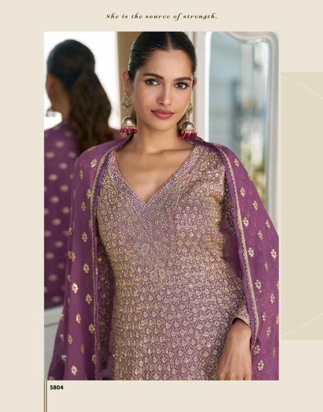  Buy Sayuri Virasat Georgette Sharara Luxury Wedding Wear Catalog Wedding Bridal Dress Wholesale