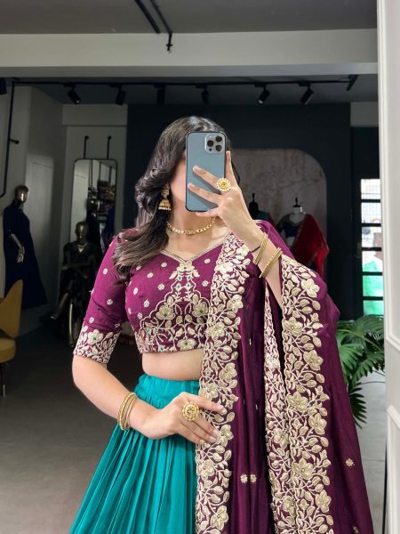 Buy Tussar Silk Lehenga Choli Online India Premium Quality Lehenga Manufacturers And Wholesalers In Surat Designer Lehenga Choli