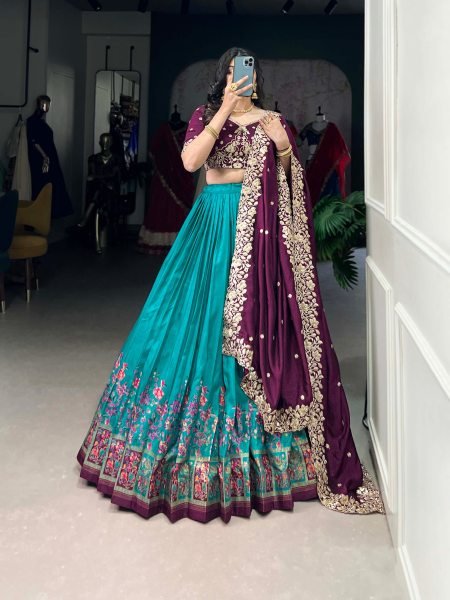Buy Tussar Silk Lehenga Choli Online India Premium Quality Lehenga Manufacturers And Wholesalers In Surat Designer Lehenga Choli