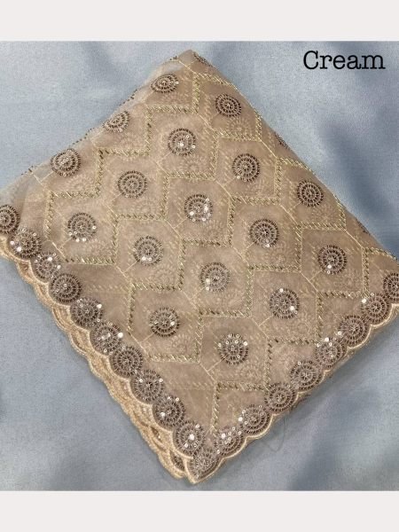 C Pallu Handwork With Sequence Twill Net Saree Collection  Net Sarees Wholesale