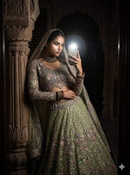 Captivating Pista Sequins Work Lehenga for Wedding and Reception Wear Bridal Lehenga Choli