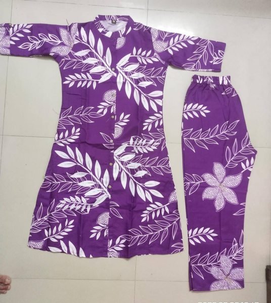 Casual,Summer Purple Rayon  fabric Co-ords Set | Top And Bottom CO ORD Sets