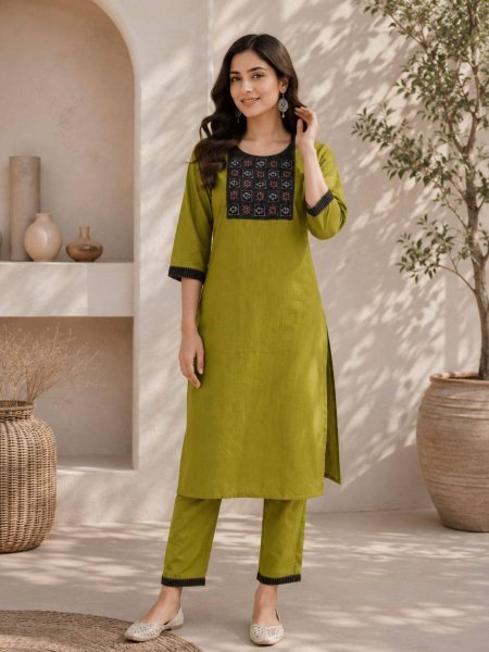 Casual Wear Salab Cotton Kurti And matching plazo Plazo Set for Ladies Kurtis