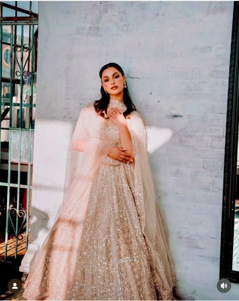 Charismatic Golden Kasturi Silk Lehenga Set with Heavy Embroidered Unstitched Blouse Designer Lehenga Choli