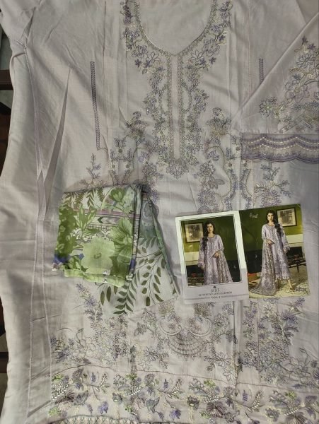 Charismatic Lavender Premium Jade Le Lawn Embroidered Suit Collection for Summer Fashion Pakistani Suits Wholesale