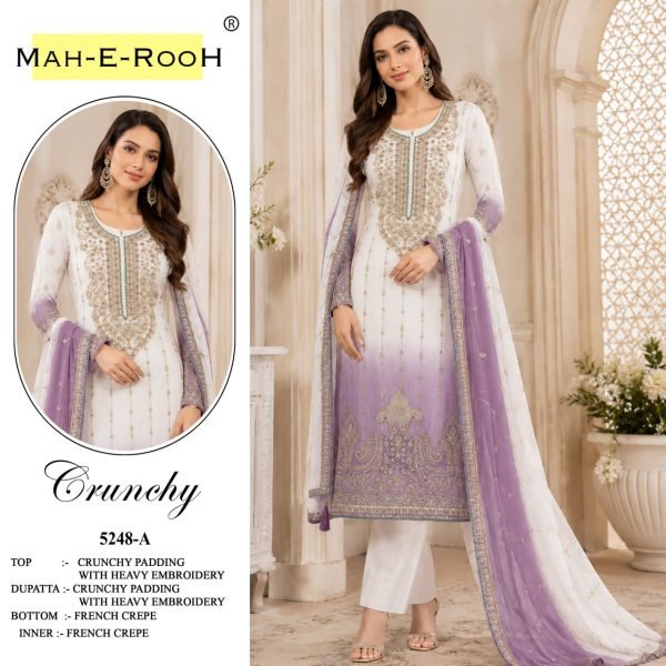 Charming Purple Crunchy Khatli Work Salwar Suit with Dupatta for Wedding Wear Churidar Salwar Suits Wholesale