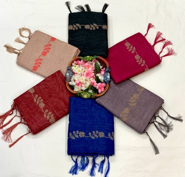 Charming Wine Cotton Saree Collection for Traditional and Modern Ethnic Wear Cotton Sarees Wholesale