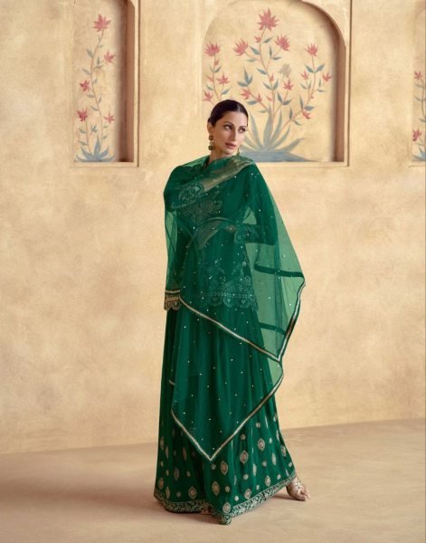 Chinnon Silk Festive Salwar Suit Wholesale Readywear with Premium Net Dupatta Pakistani Suits Wholesale