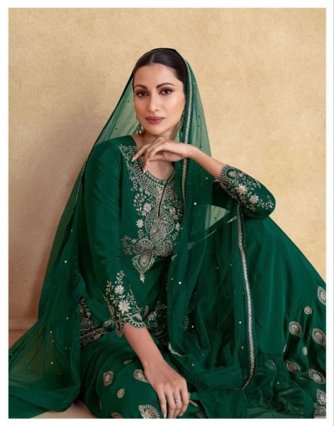 Chinnon Silk Festive Salwar Suit Wholesale Readywear with Premium Net Dupatta Pakistani Suits Wholesale