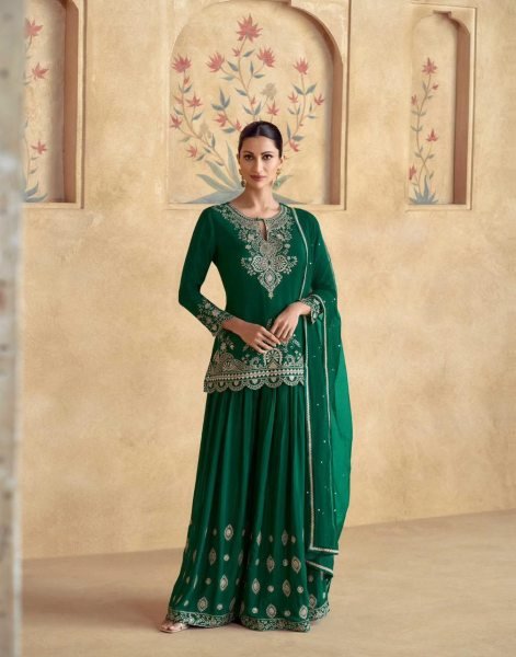 Chinnon Silk Festive Salwar Suit Wholesale Readywear with Premium Net Dupatta Pakistani Suits Wholesale