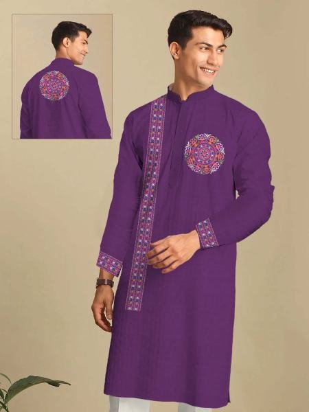 Classic Indian Men’s Traditional Heavy Rayon Silk Kurta Set with Cotton Pajama At Manufacturer Rate Kurta Pajama Wholesale