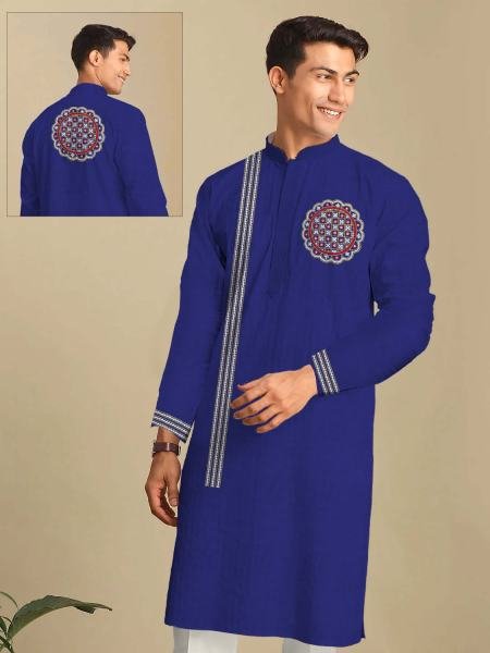 Classic Indian Men’s Traditional Heavy Rayon Silk Kurta Set with Cotton Pajama At Manufacturer Rate Kurta Pajama Wholesale