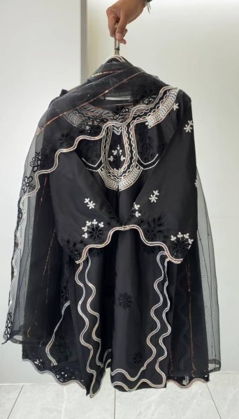 Classy Black Designer Pakistani Suit Set for Wedding and Party Wear Ready To Wear Collection