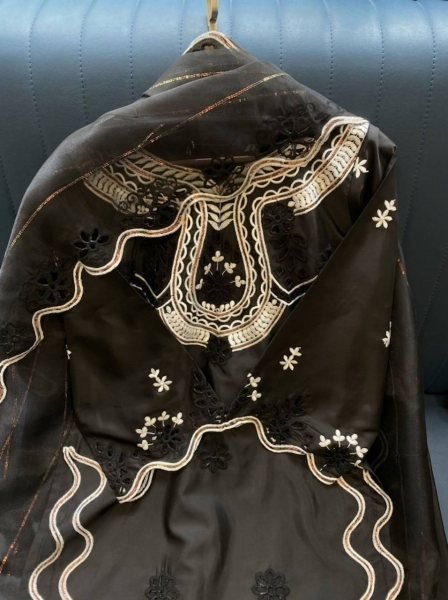 Classy Black Designer Pakistani Suit Set for Wedding and Party Wear Ready To Wear Collection